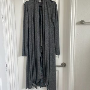 Duster with print detail on back